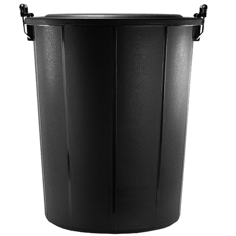 Heavy Duty Bin With Lid and Steel Handle 118L