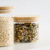 Glass Canister with Bamboo Lid 500ml - 3 Pack Glass Canister with Bamboo Lid 500ml - 3 Pack