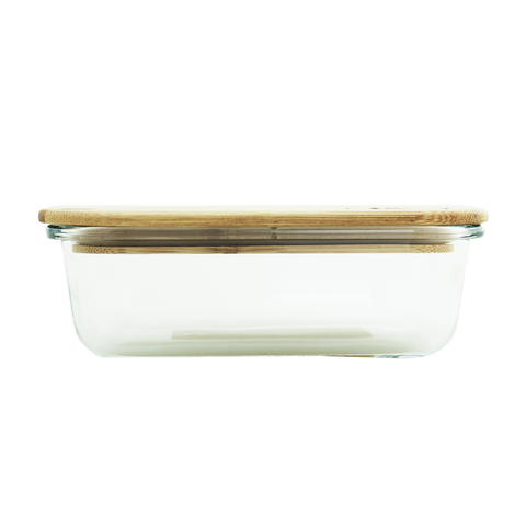 Kates Kitchen Glass Container With Bamboo Lid 1050ml