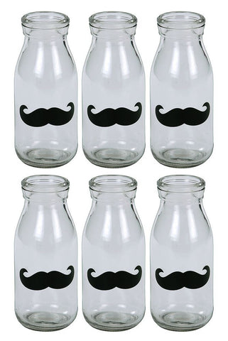 443_mini glass bottle with black moustach online nz_x6