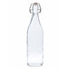 Glass Water Bottle Round  1 Litre - 6 Pack