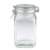 Glass Jar Clip Top Lid & Seal 1.25 Litres - 6 Pack