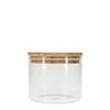 Glass Canister with Bamboo Lid 500ml - 3 Pack