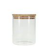 Glass Canister with Bamboo Lid 750ml - 3 Pack