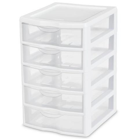 Sterilite 5 Drawer Unit Small