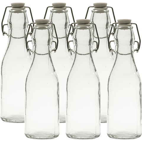 Glass Bottle Mini 250ml - 6 Pack