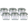 Clip Top Glass Jar 500ml - Set 6