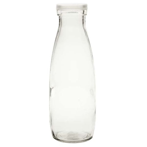 Glass Bottle With Lid 500ml - 6 Pack