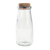 Glass Bottle 250ml With Cork Stopper - 12 Pack