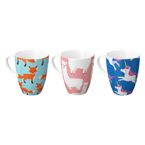 Animal Mug - Set of 6