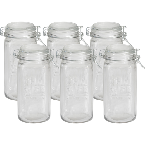 Agee Queen Jar 1L - 6 Pack