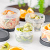 Cuisine Queen Food Storage Container Round 250ml - 4 Pack