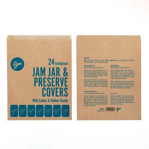 Agee Jam Jar And Preserve Covers 24 Pce