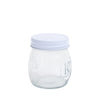 Embossed Glass Jar 250ml - 6 Pack