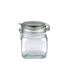 Glass Jar Square Clip Top Lid 750ml - 6 Pack