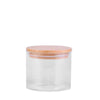 Glass Canister with Bamboo Lid 500ml - 3 Pack
