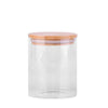 Glass Canister with Bamboo Lid 750ml - 3 Pack