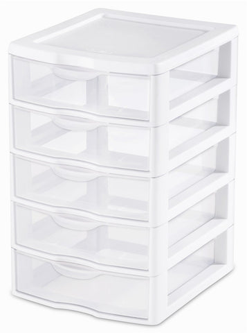 Sterilite 5 drawer unit small