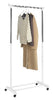 Whitmor Garment Rack Single Bar Extendable White