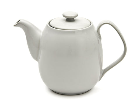 Teapot with Infuser Porcelain White
