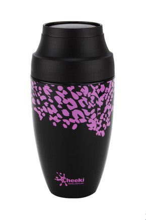 Cheeki Reuseable Coffee Mug 355ml - Leopard