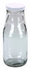Mini Glass Bottle with Lid 300ml - 12 Pack