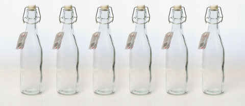 Glass Bottle Small 600ml - Set 6