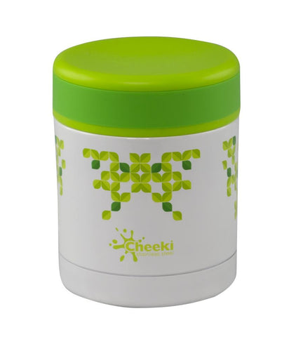 Cheeki Food Jar With Leaves Design Online NZ